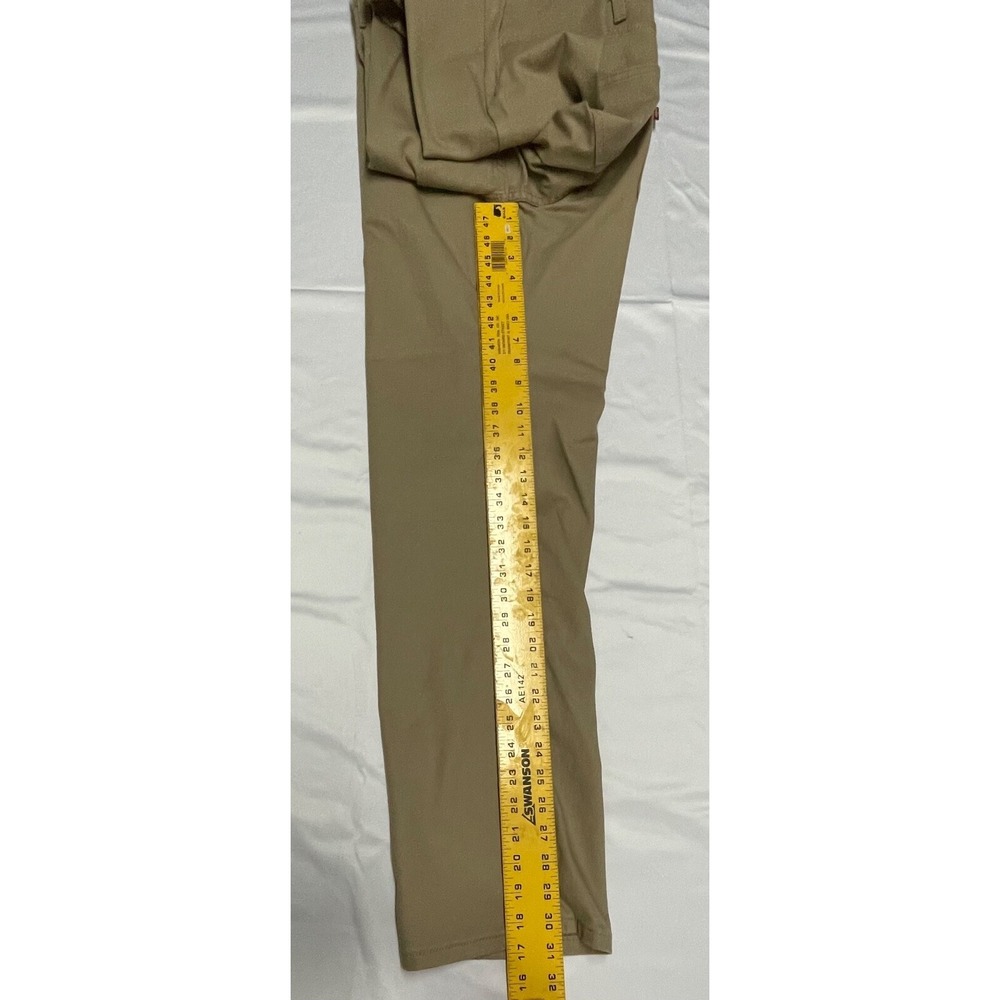 LEVIS 502 JEANS MENS 38 X 32 TAN 502 TAPER STRETCH 99% COTTON - Picture 4 of 14